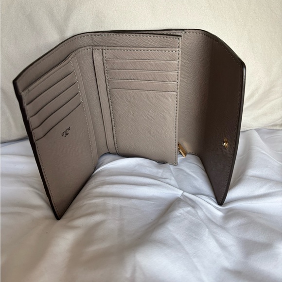 Tory Burch Taupe Leather Wallet - Picture 7 of 13